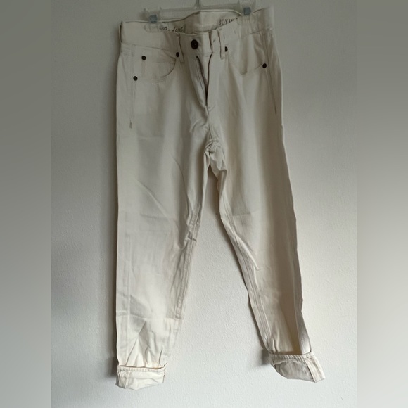 Madewell Boyjean In Off White - Picture 3 of 9